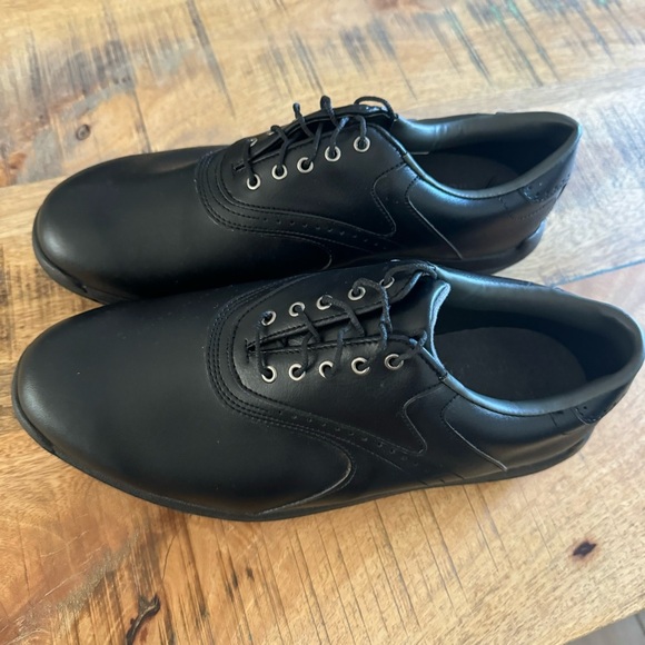 FootJoy Mens GreenJoys Golf Shoes Classic Oxford Shoe Foot Joy Size 10 W - Picture 4 of 14